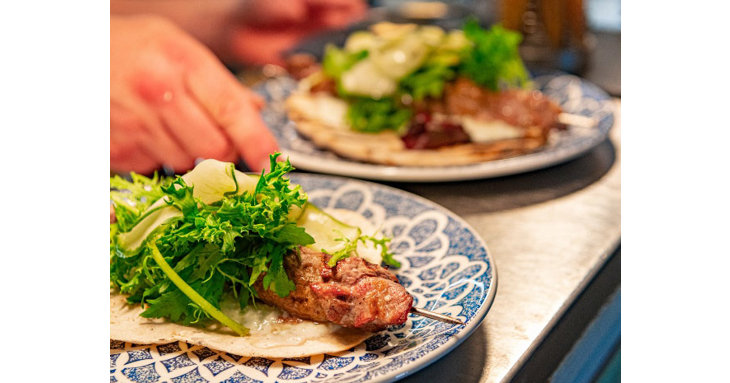 The Bathhurst Arms is serving its organic lamb donner kebab in a homemade flatbread.
